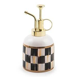 Brand New Mackenzie Childs Courtly Check Plant Mister